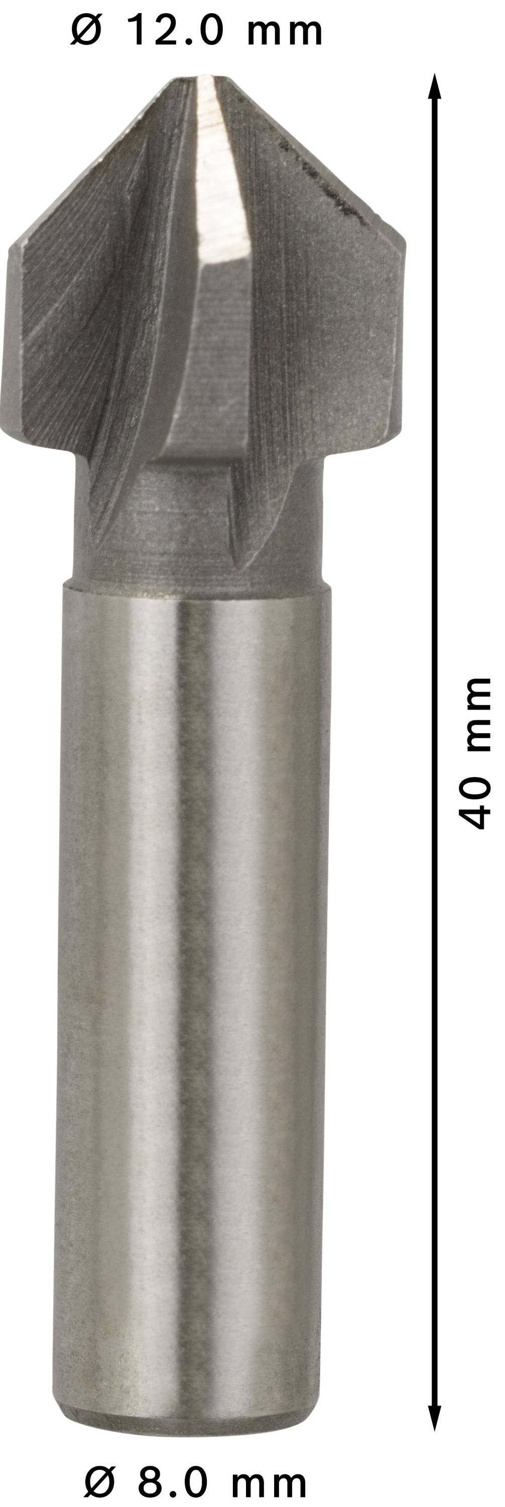 Bosch Accessories 2608596371 Kegelsenker 12 mm HSS Zylinderschaft 1 St.