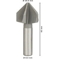 Bosch Accessories 2608596373 Kegelsenker 20mm HSS Zylinderschaft 1St. Bosch Accessories 2608596373 Kegelsenker 20mm HSS Zylinderschaft 1St.