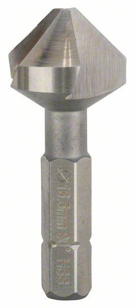 Bosch Accessories 2608596408 Kegelsenker 16.5mm HSS 1/4" (6.3 mm) 1St.