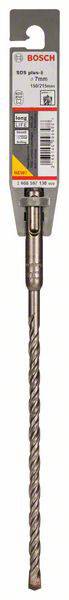 Bosch SDS plus-7 Bohrer, 6 x 100 mm, mit Etikett. Geeignet für Beton und Stahlbeton. Enthält Verschleißanzeige und Produktinformationen.