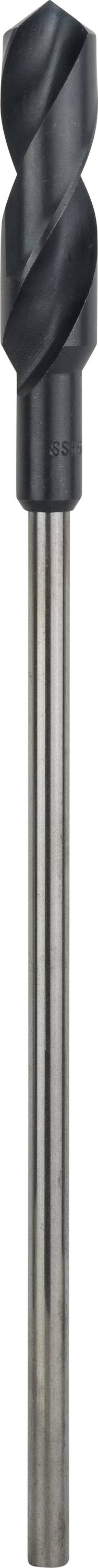 Metallbohrer mit spiralförmigen Schneidekanten, geeignet für das Bohren in harte Materialien wie Stahl und Metall.