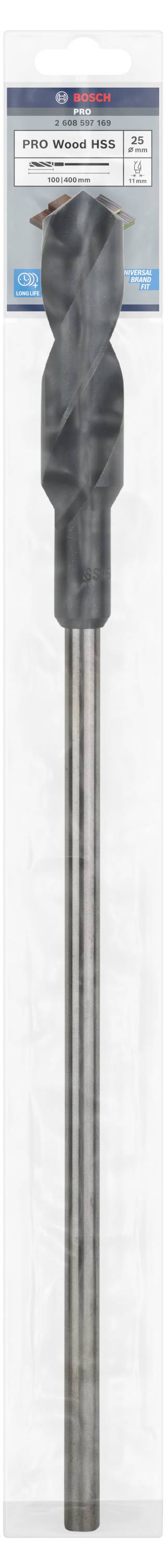 Bohrer für Beton, Bosch Pro SDS Plus, in Originalverpackung dargestellt.