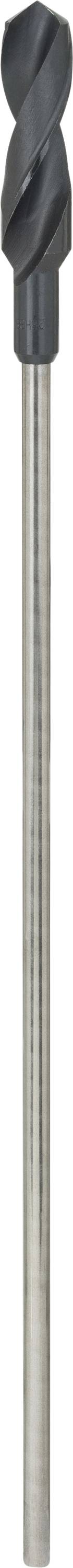 Bohrer mit spiralförmigem Schneidkopf und langem Schaft, geeignet für präzises Bohren in Metall oder anderen Materialien.