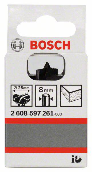 Bosch Accessories 2608597261 Forstnerbohrer 26mm Gesamtlänge 56mm Zylinderschaft 1St.