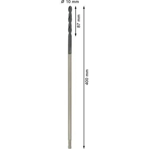 Bosch Accessories 2608597400 Schalungsbohrer 10mm Gesamtlänge 400mm SDS-Plus 1St. Bosch Accessories 2608597400 Schalungsbohrer 10mm Gesamtlänge 400mm SDS-Plus 1St.