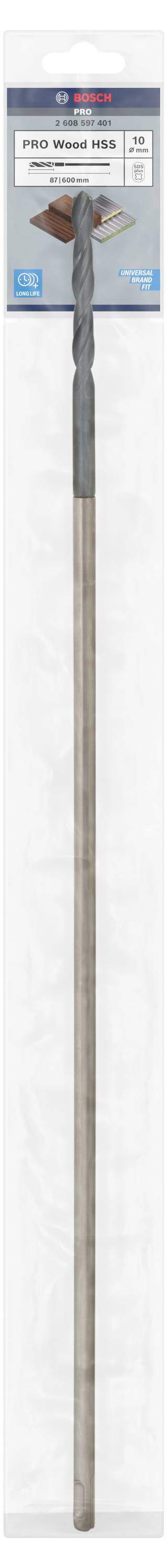 Bosch Accessories 2608597401 Schalungsbohrer 10mm Gesamtlänge 600mm SDS-Plus 1St.