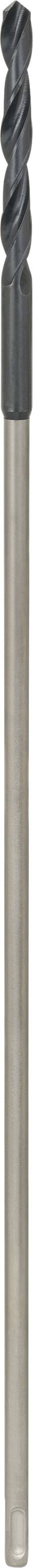 Ein spiralförmiger Bohrer mit metallischem Schaft, geeignet für präzises Bohren in verschiedenen Materialien.