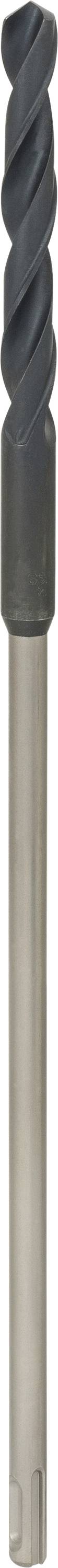 Metallschneidwerkzeug mit spiralförmigen Schneiden, geeignet für präzises Bohren in Metallen. Silverner Schaft, dunkler Kopf.