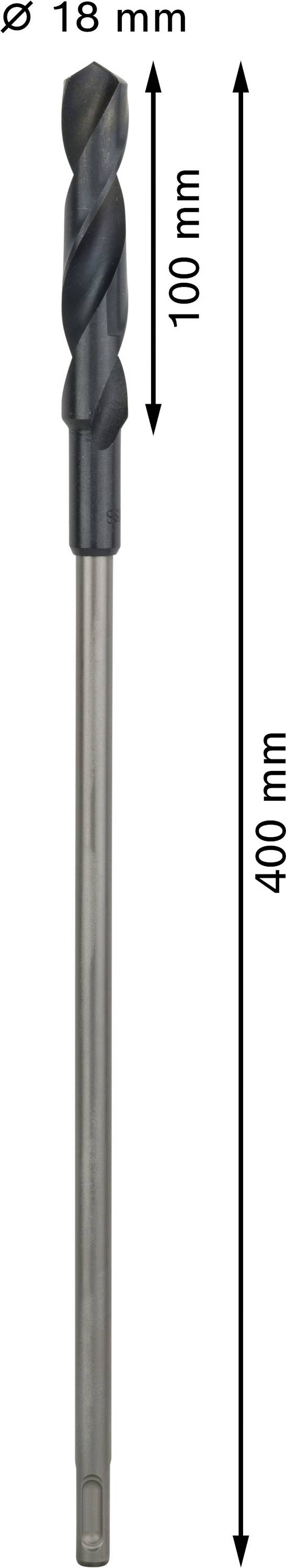 Bosch Accessories 2608597408 Schalungsbohrer 18mm Gesamtlänge 400mm SDS-Plus 1St.