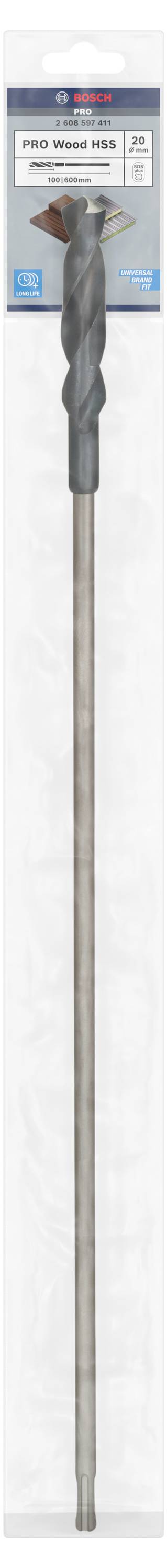 Bosch Accessories 2608597411 Schalungsbohrer 20mm Gesamtlänge 600mm SDS-Plus 1St.