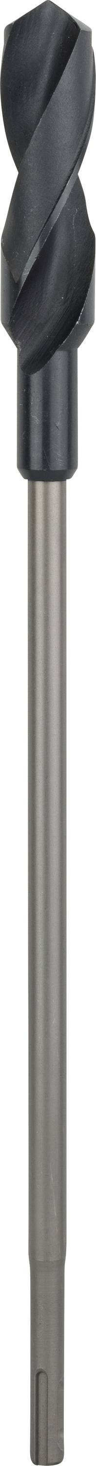 Bohrer mit spiralförmigem Kopf und langem Schaft, geeignet zum Bohren in Materialien wie Holz oder Metall.