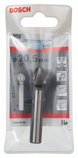 Bosch Accessories 2608597509 Kegelsenker 20.5 mm HSS Zylinderschaft 1 St.