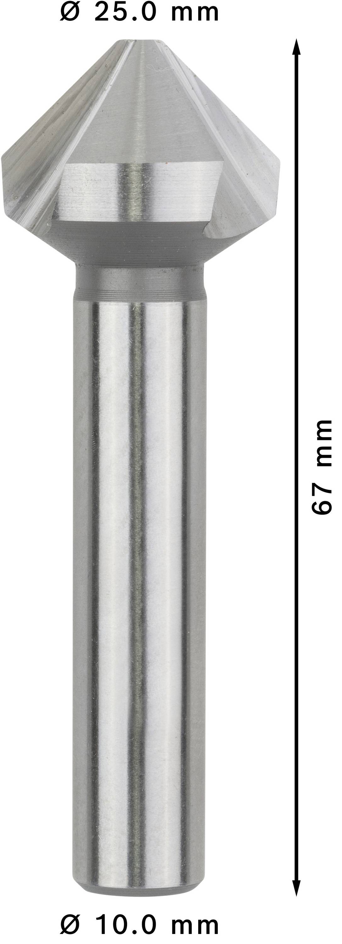 Bosch Accessories 2608597510 Kegelsenker 25mm HSS Zylinderschaft 1St.