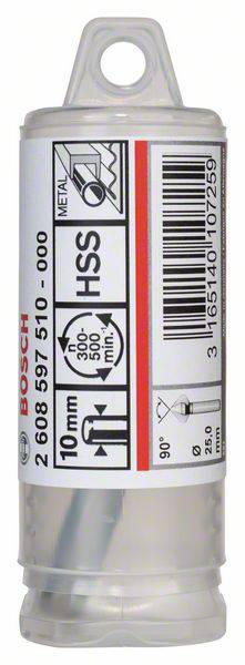 Bosch Accessories 2608597510 Kegelsenker 25mm HSS Zylinderschaft 1St.