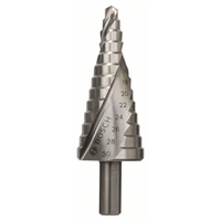 Bosch Accessories 2608597520 HSS Stufenbohrer 6 - 30mm Gesamtlänge 93.5mm 3-Flächenschaft 1St. Bosch Accessories 2608597520 HSS Stufenbohrer 6 - 30mm Gesamtlänge 93.5mm 3-Flächenschaft 1St.
