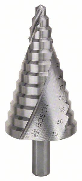 Bosch Accessories 2608597521 HSS Stufenbohrer Gesamtlänge 93.5mm 3-Flächenschaft 1St.