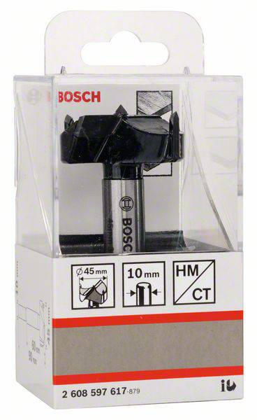 Bosch Accessories 2608597617 Forstnerbohrer 45mm Gesamtlänge 90mm Zylinderschaft 1St.