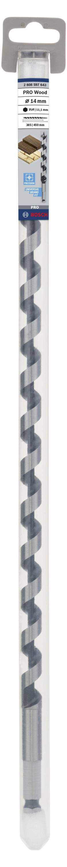 Spiralbohrer in Verpackung, geeignet für SDS-max-Bohrsysteme, zeigt Größe und Materialinformationen auf der Etikettierung.