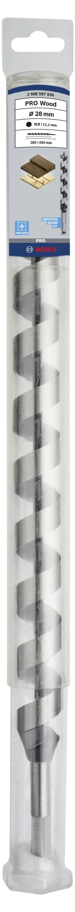 Bosch Accessories 2608597650 Schlangenbohrer 28mm Gesamtlänge 450mm Sechskantschaft 1St.