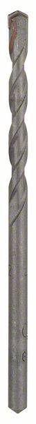Ein grauer Betonbohrer mit spiralförmiger Spitze, geeignet für das Bohren in harte Materialien.