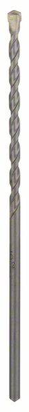 Ein Bohrer mit spiralförmigem Muster und spitz zulaufender Spitze, geeignet für das Bohren in Materialien wie Beton oder Mauerwerk.
