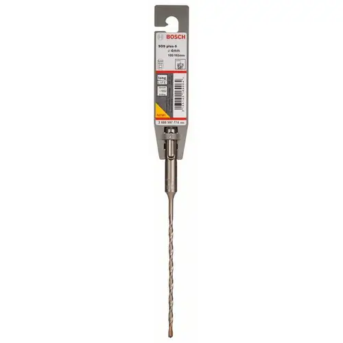 Bosch Accessories SDS-plus-5 2608597774 Hartmetall Hammerbohrer 4mm Gesamtlänge 160mm SDS-Plus 1St. Bosch Accessories SDS-plus-5 2608597774 Hartmetall Hammerbohrer 4mm Gesamtlänge 160mm SDS-Plus 1St.
