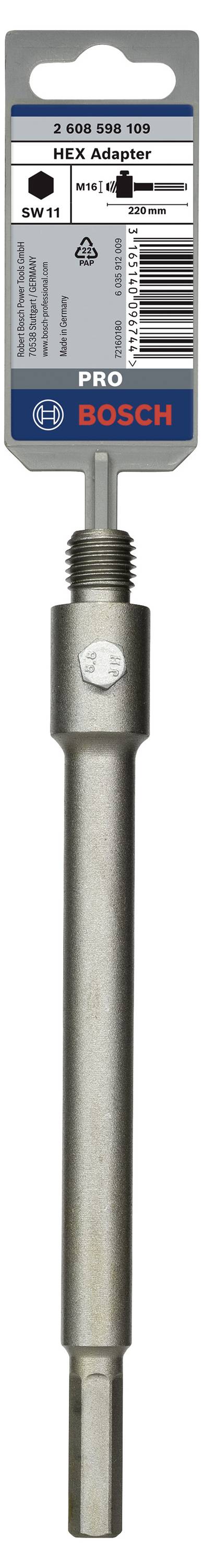 Bosch 5-teiliger Sechskant-Gewindebohrer, Modell HSS G 1/2 Zoll, geeignet für Metallarbeiten, in Originalverpackung.