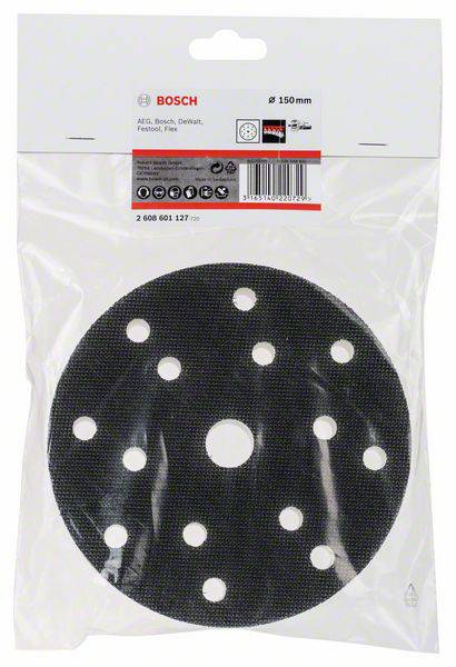 Bosch Accessories Adapter gelocht für Exzenterschleifer, 150mm 2608601127 Durchmesser 150mm