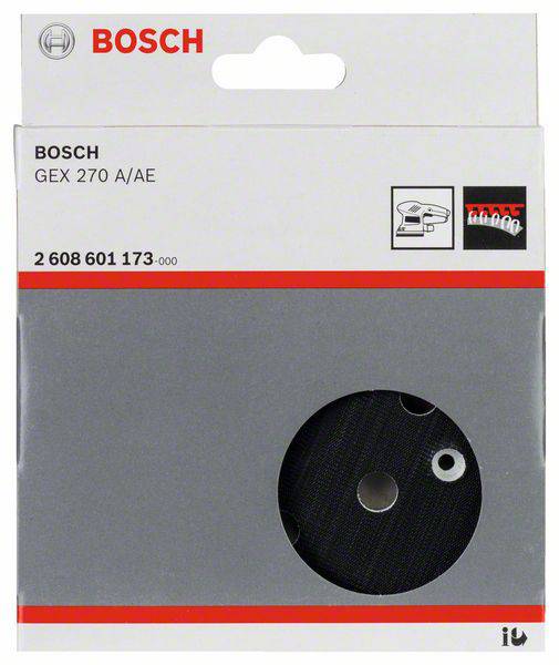 Bosch Accessories 2608601173 Schleifteller mittelhart, 125 mm, für GEX 270 A ,GEX 270 AE Durchmesser 125 mm Passend für (Details) Exzenterschleifer