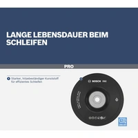 Bosch Accessories 2608601209 Stützteller Standard, M14, 180 mm, 8 500 U/min Durchmesser 180 mm Bosch Accessories 2608601209 Stützteller Standard, M14, 180 mm, 8 500 U/min Durchmesser 180 mm