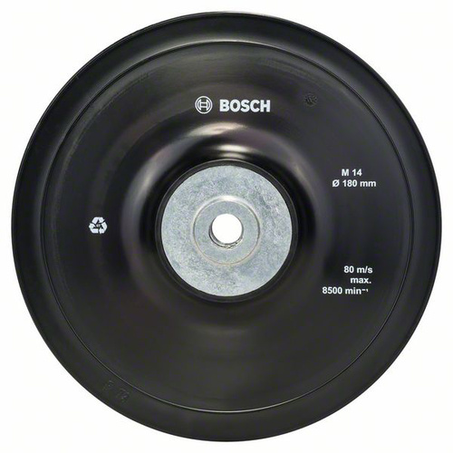Bosch Accessories 2608601209 Stützteller Standard, M14, 180 mm, 8 500 U/min Durchmesser 180mm