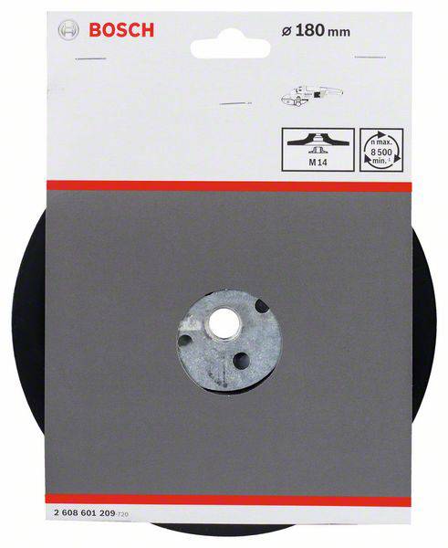 Bosch Accessories 2608601209 Stützteller Standard, M14, 180 mm, 8 500 U/min Durchmesser 180mm