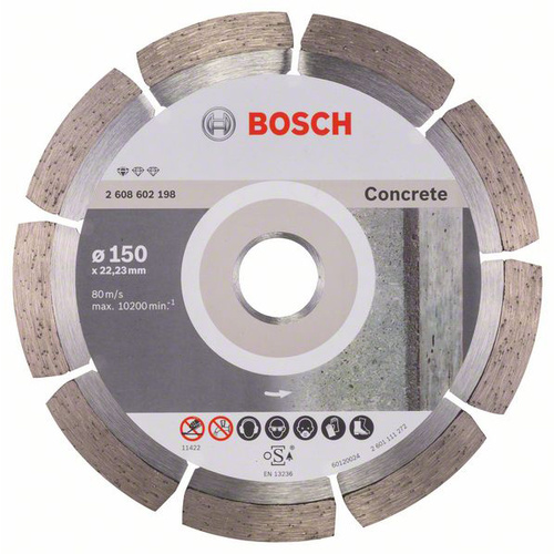 Bosch Accessories 2608602198 Diamanttrennscheibe Durchmesser 150mm 1St.