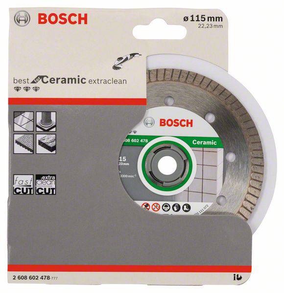 Bosch Accessories 2608602478 Bosch Power Tools Diamanttrennscheibe Durchmesser 115 mm 1 St.