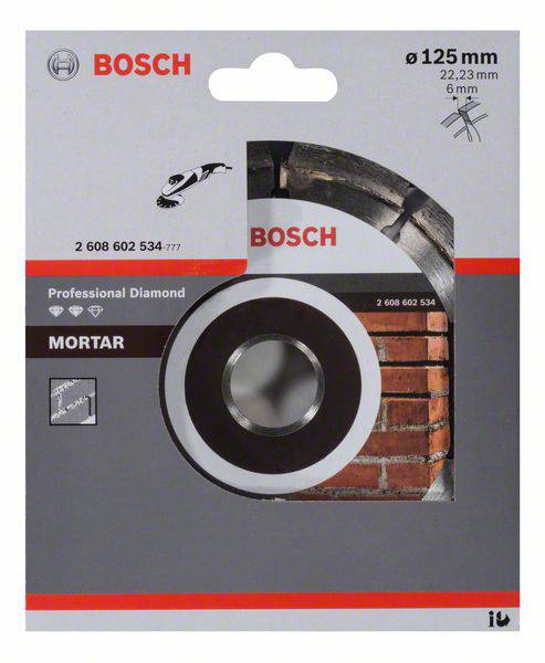 Bosch Accessories 2608602534 Diamanttrennscheibe Durchmesser 125mm 1St.
