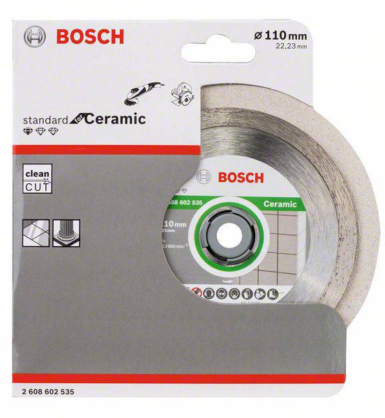 Bosch Accessories 2608602535 Diamanttrennscheibe Durchmesser 110mm 1St.