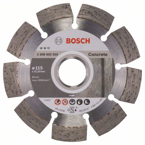 Bosch Accessories 2608602555 Diamanttrennscheibe Durchmesser 115mm 1St.