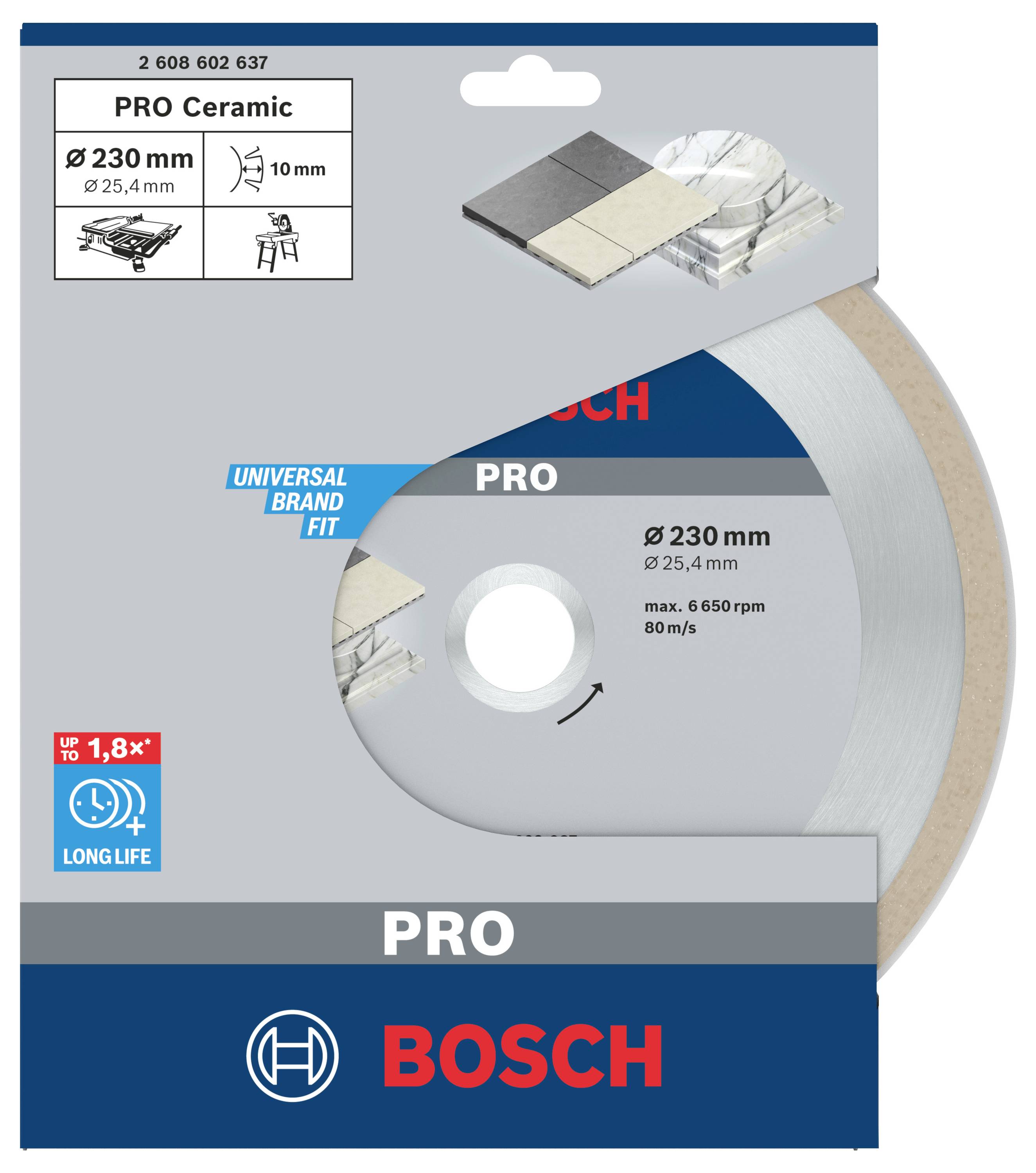 Bosch Accessories 2608602637 Diamanttrennscheibe Durchmesser 230 mm 1 St.