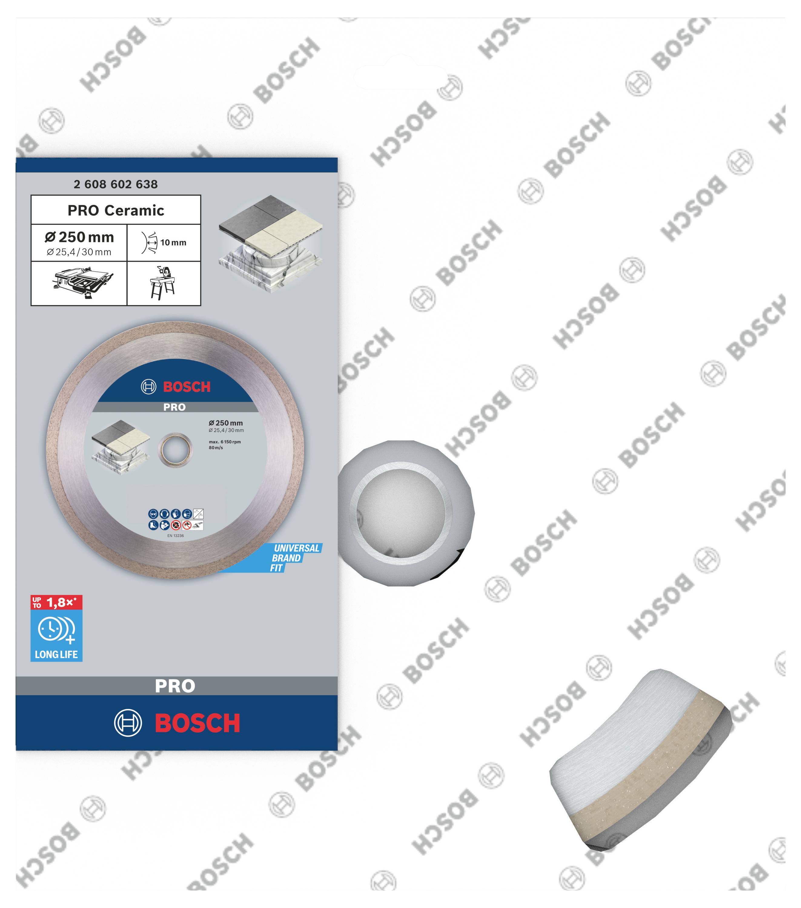 Bosch Accessories 2608602638 Diamanttrennscheibe 1St.