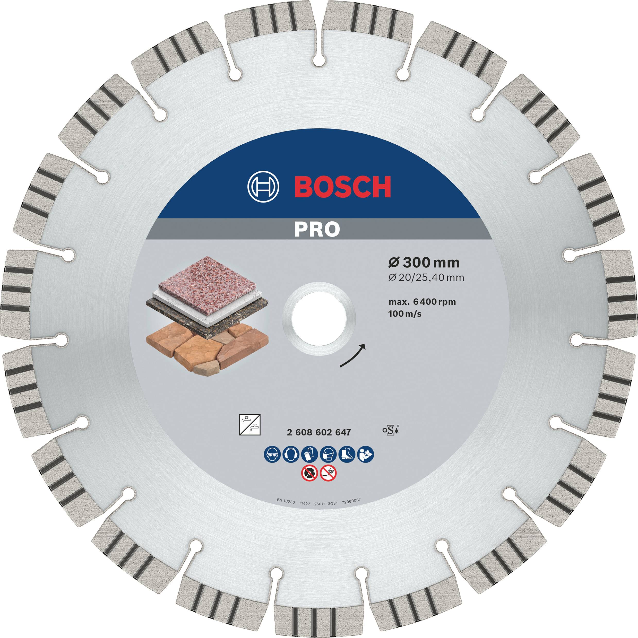 Bosch Accessories 2608602647 Diamanttrennscheibe 1St.