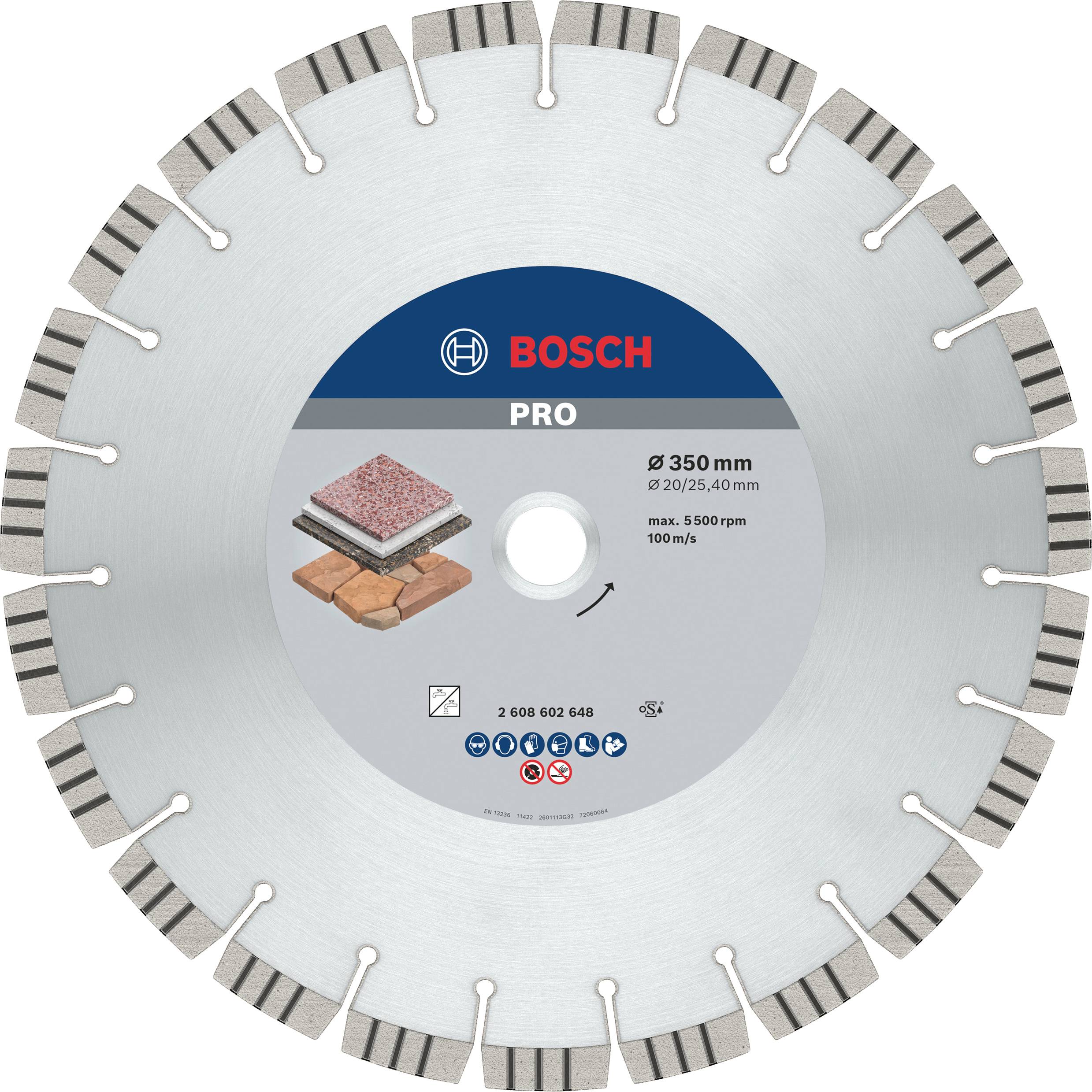 Bosch Accessories 2608602648 Diamanttrennscheibe 1 St.