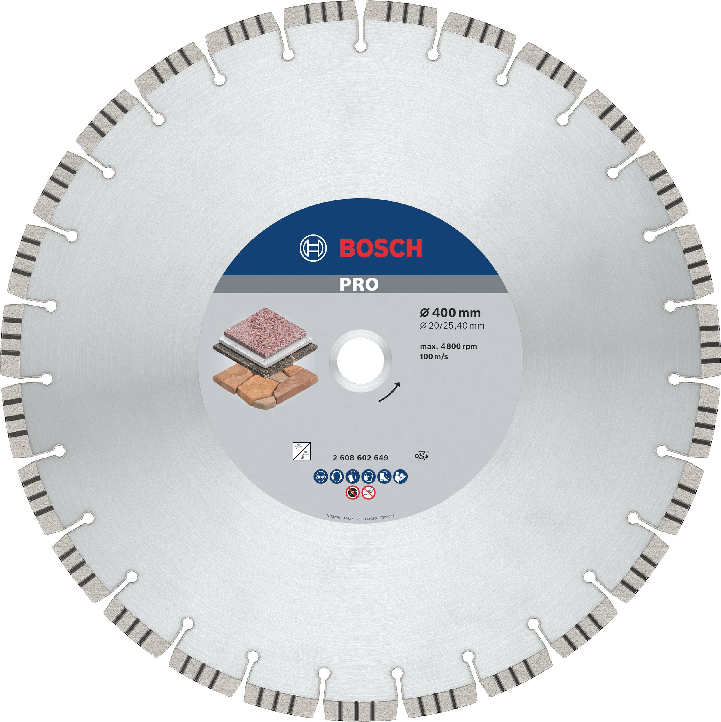 Bosch Accessories 2608602649 Diamanttrennscheibe 1 St.