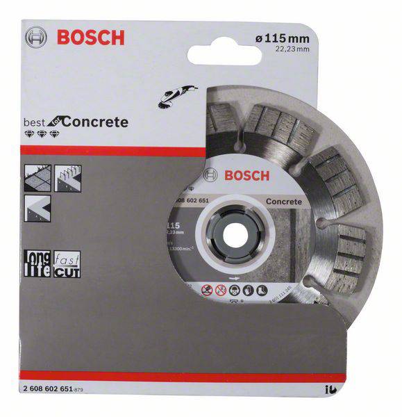 Bosch Accessories 2608602651 Diamanttrennscheibe Durchmesser 115mm 1St.