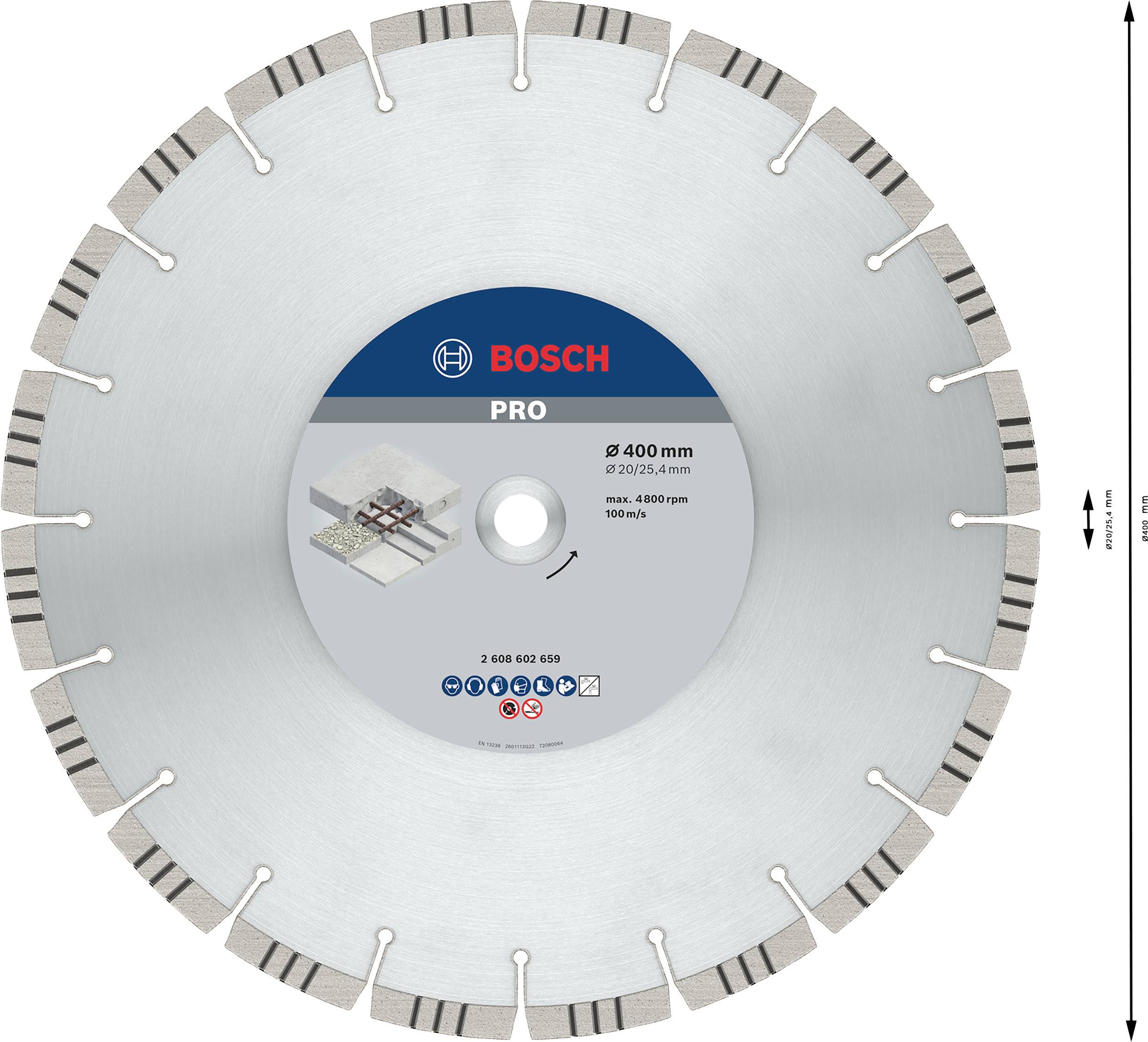 Bosch Accessories 2608602659 Diamanttrennscheibe 1St.
