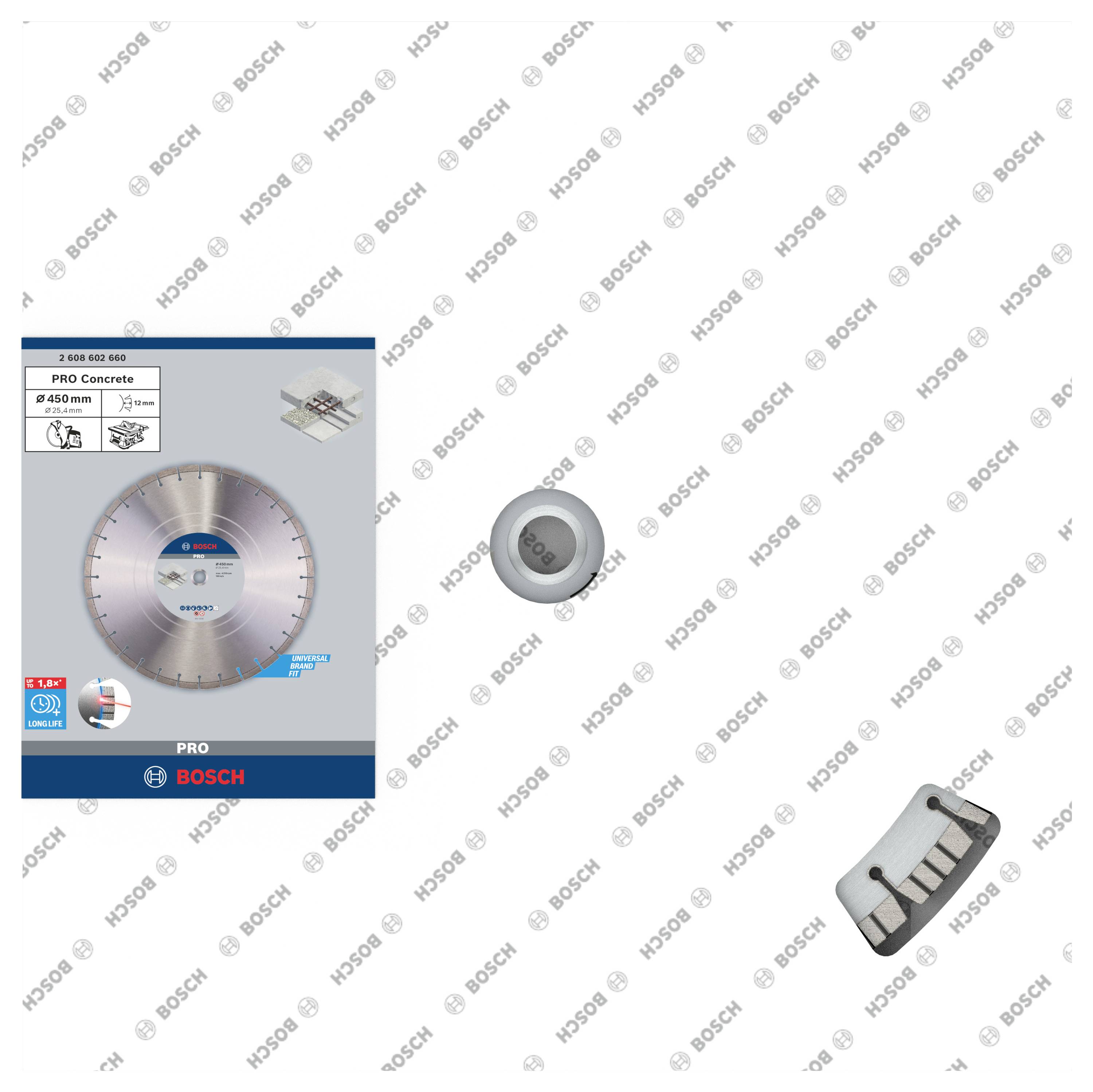 Bosch Accessories 2608602660 Diamanttrennscheibe Durchmesser 450mm 1St.