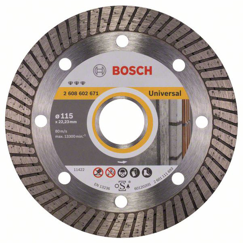Bosch Accessories 2608602671 Diamanttrennscheibe Durchmesser 115mm 1St.