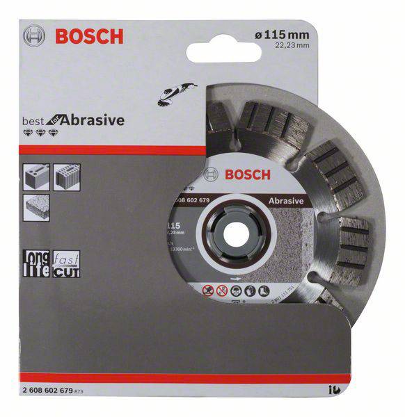 Bosch Accessories 2608602679 Diamanttrennscheibe Durchmesser 115mm 1St.