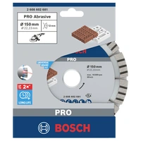 Bosch Accessories 2608602681 Diamanttrennscheibe Durchmesser 150mm 1St. Bosch Accessories 2608602681 Diamanttrennscheibe Durchmesser 150mm 1St.