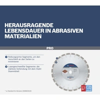 Bosch Accessories 2608602685 Diamanttrennscheibe 1St. Bosch Accessories 2608602685 Diamanttrennscheibe 1St.