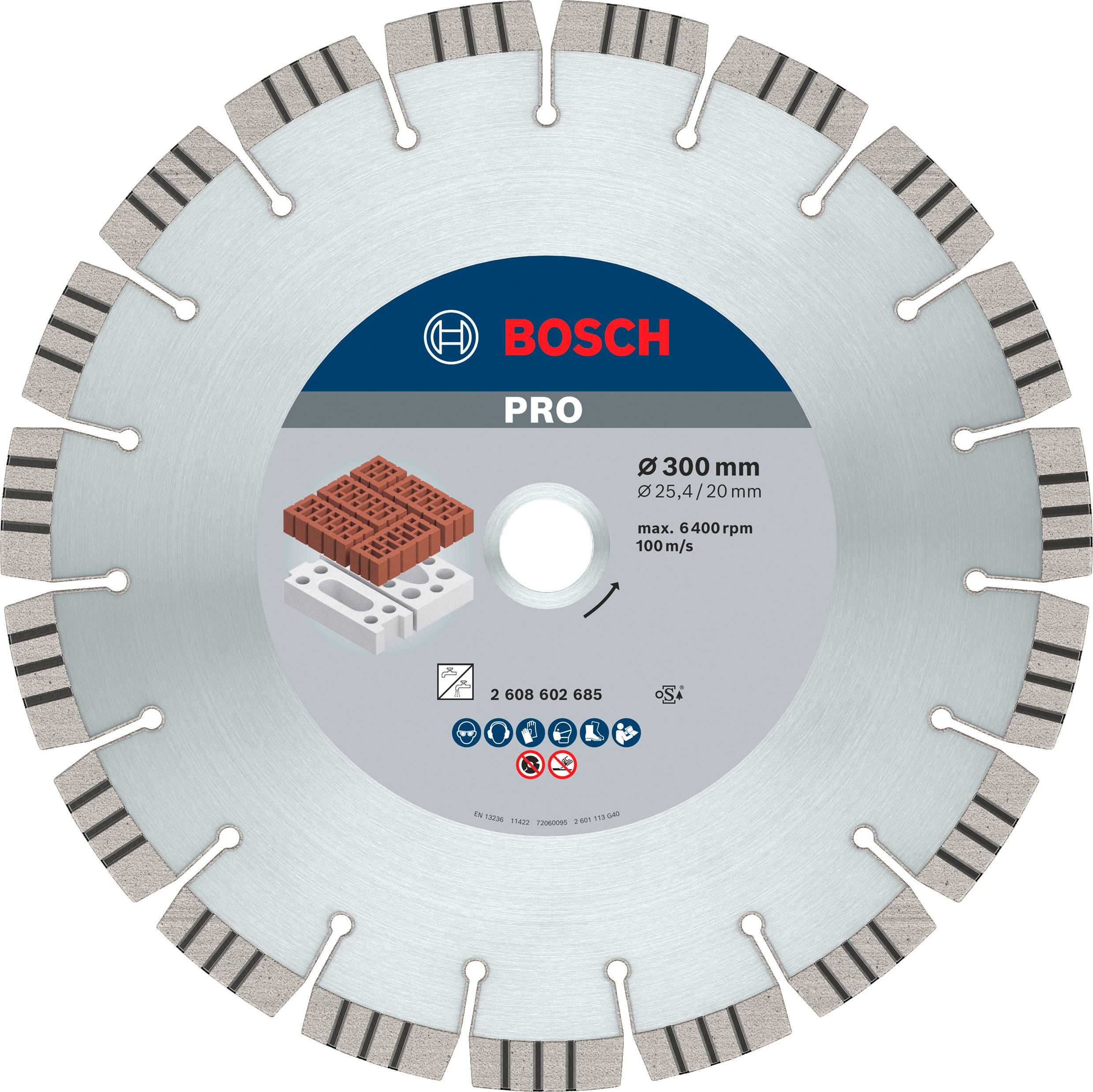 Bosch Accessories 2608602685 Diamanttrennscheibe 1St.